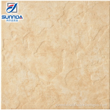 2016 Chinese 400x400mm mat finish brown and yellow ceramic floor decorative tiles